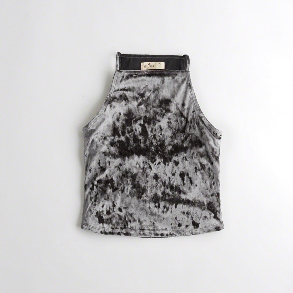 Crop top high neck